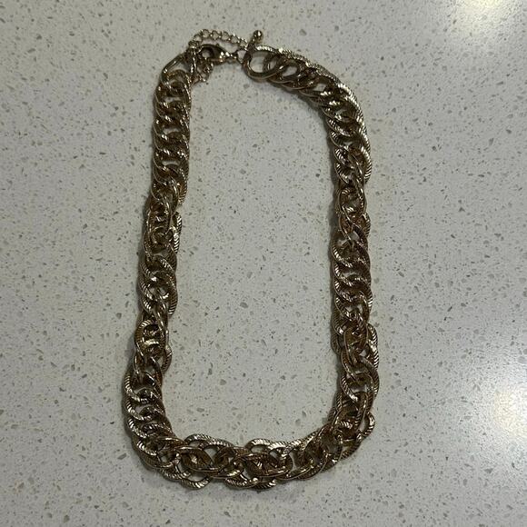 Chunky Gold Chain Necklace - Picture 1 of 6